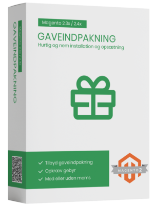 Gaveindpakning Magento2