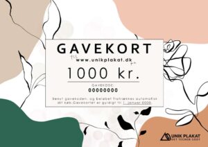 Gavekort på 1000 kr. - print selv