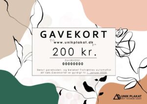 Gavekort på 200 kr. - print selv