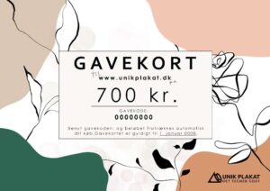 Gavekort på 700 kr. - print selv