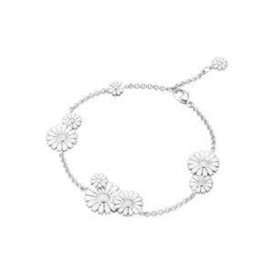 Georg Jensen Daisy sølv armbånd med 9 blomster - 20001539