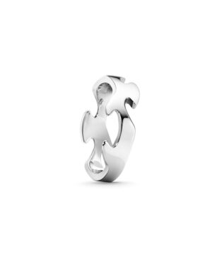 Georg Jensen Fusion ring - 3546020 Hvidguld 54