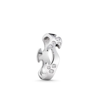 Georg Jensen Fusion ring - 3546060 0,16 ct / hvg 54