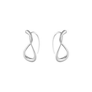 Georg Jensen Mercy small Earhoop sølv - 20001403