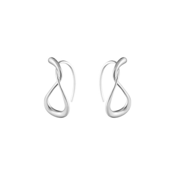 Georg Jensen Mercy small Earhoop sølv - 20001403