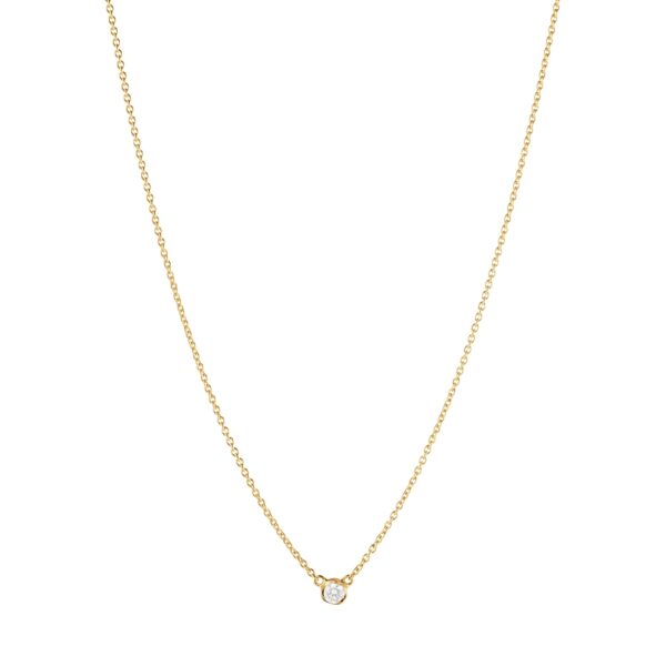 Georg Jensen - Signature Diamonds halskæde 0,05-0,20 ct. 18 kt. guld