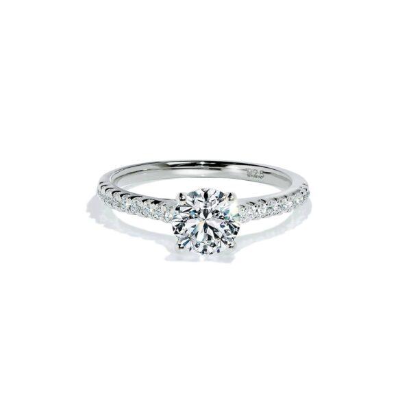 Oxford solitaire ring med sten