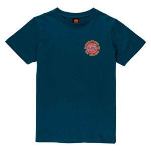 Santa Cruz Youth Speed MFG Dot Tidal Teal T-Shirt