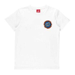 Santa Cruz Youth Speed MFG Dot White T-Shirt