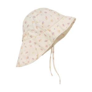 Sun Hat m. String - Eggnog - 1-2 ÅR