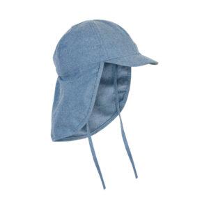 Sun Hat m. String (UPF 50+) - Faded denim - 1-2 ÅR