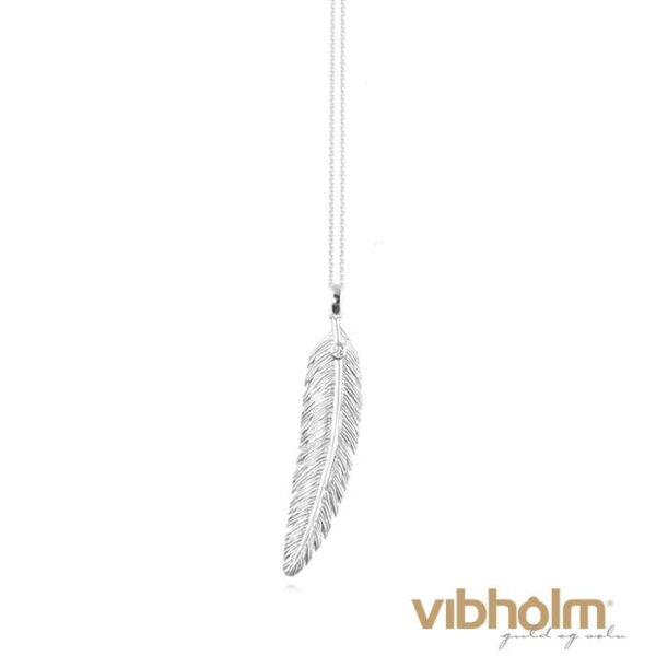 Jeberg Jewellery - Feather halskæde 4002/CZ