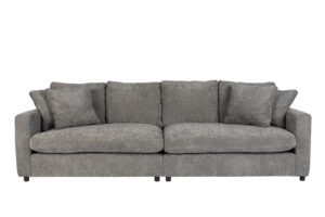 ZUIVER Sense 3-personers sofa - grå soft polyester og plast