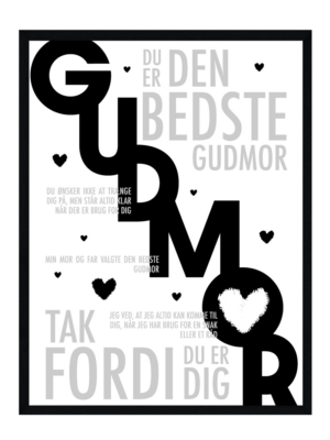 Gudmor plakat - Personlig plakat