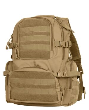 Rothco Multi-Kammer MOLLE Assault Rygsæk Coyote Brun