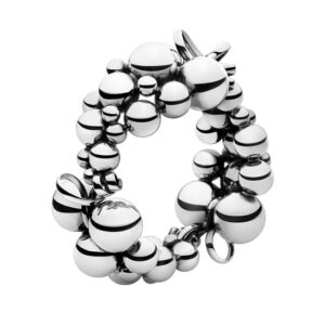 Georg Jensen - Moonlight Grapes Armbånd oxideret sterlingsølv 20000675