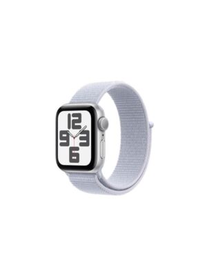 Apple Watch SE GPS 40mm - Silver Aluminium Case with Blue Cloud Sport Loop