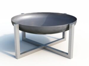 Bålfad Quadra Rusten stål 63 cm