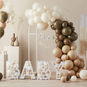 Ballonbue Sæt Beige/Brun