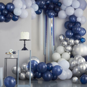 Ballonbue Sæt Luxe Blå/S⌀lv
