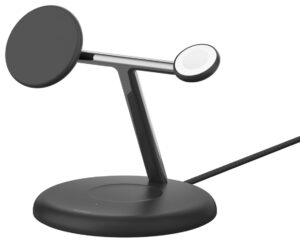 Belkin WIZ023vfBK Boost Charge 3-i-1 MagSafe Oplader til Mobil/Smartwatch/Høretelefoner - Qi2, 15W, USB-C Kabel - Sort