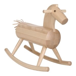 Brdr. Krüger. Mokuba Gyngehest H: 49 cm - Bøgetræ