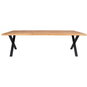 CURVE Spisebord Olieret eg 240x95 cm med bølget kant