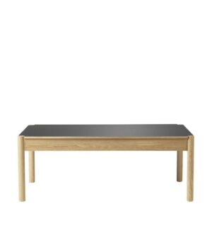 FDB Møbler C44 Sofabord M. Vendbar Bordplade 120x60 cm - Beige/Sort Laminat
