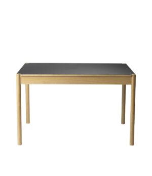 FDB Møbler C44 Spisebord M. Vendbar Bordplade 120x80 cm - Beige/Sort Laminat