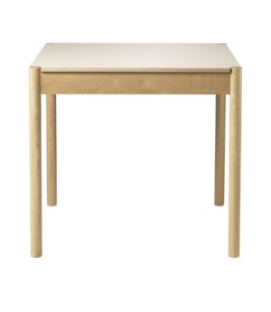 FDB Møbler C44 Spisebord M. Vendbar Bordplade 80x80 cm - Beige/Sort Laminat