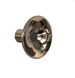 FROST LIVING LULU Knage Ø: 8cm - Poleret Guld/Mat Sort