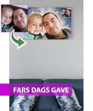 Fars dags gave - Dream portræt efter dine fotos