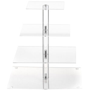 Firkantet Kageholder 4-lags