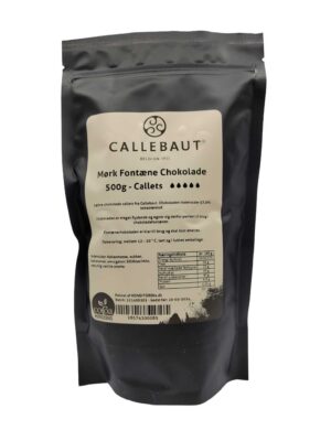Fontæne Chokolade Callebaut - Mørk, 500g