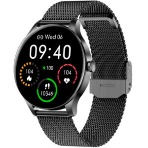 Garett Classy Smartwatch (m/Pulsmåler) Sort
