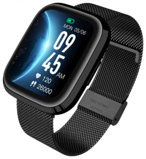 Garett GRC Style Smartwatch 1,72tm - Sort/Stål