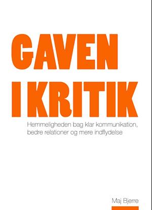 Gaven i kritik - Maj Bjerre - Bog