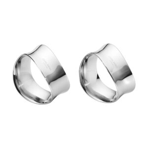 Georg Jensen Cobra servietringe 2-pak Rustfrit stål