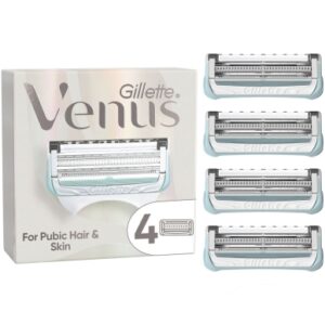 Gillette Gillette Venus Pubic Hair & Skin barberblade 4-pakning 7702018574254 Modsvarer: N/A