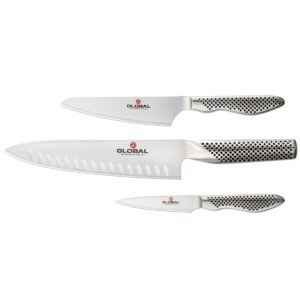 Global Global G-773889 knivsæt 30-års jubilæum, 3 knive Rustfrit stål