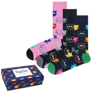 Happy socks 3-pak Mixed Cat Socks Gift Box * Kampagne *