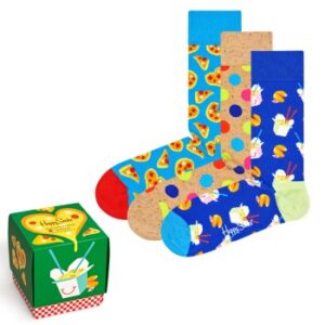 Happy socks 3-pak Pizza Love Sock Gift Box * Kampagne *