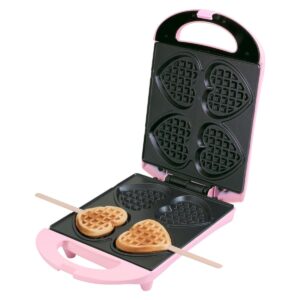 Heart Waffle Maker/Hjerte vaffeljern - Bestron Sweet Dreams
