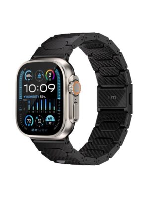 Just Mobile Carbon Fiber Watch Band for Apple Watch 42/44/45/49mm
