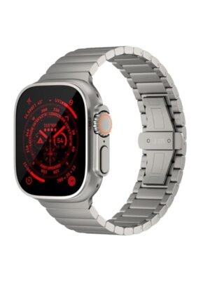 Just Mobile Titanium Watch Band for Apple Watch Ultra (1&2) with DLC coating