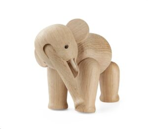 Kay Bojesen Elefant Mini H: 9,5 cm - Egetræ