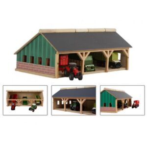 Kids Globe Trægarage - (Målestok 1:87)