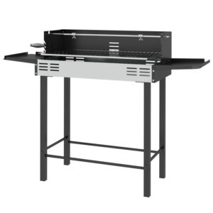 Kulgrill med spyd 118 x 32 x 90 cm