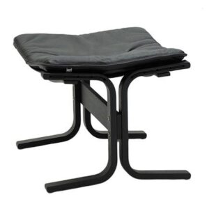 LK Hjelle Siesta Fiora Fodskammel - Black/Hemsen Black