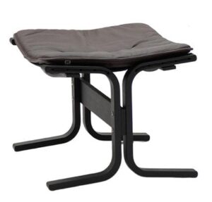 LK Hjelle Siesta Fiora Fodskammel - Black/Prescot Chestnut